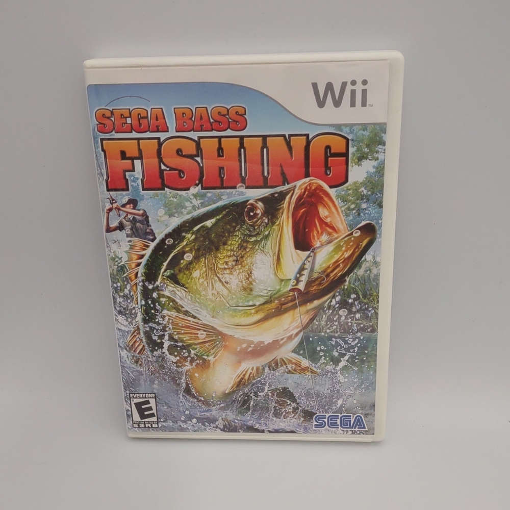 Nintendo Wii Sega Bass Fishing w/ Manual Included Complete